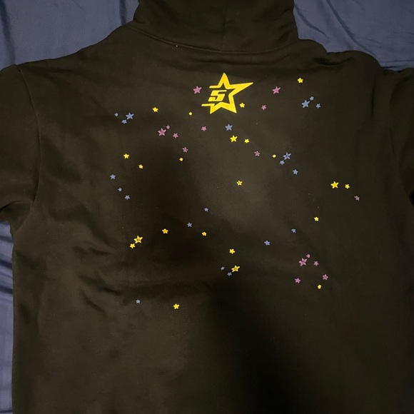 SP5DER HOODIE XL NEW BLACK - Picture 2 of 3
